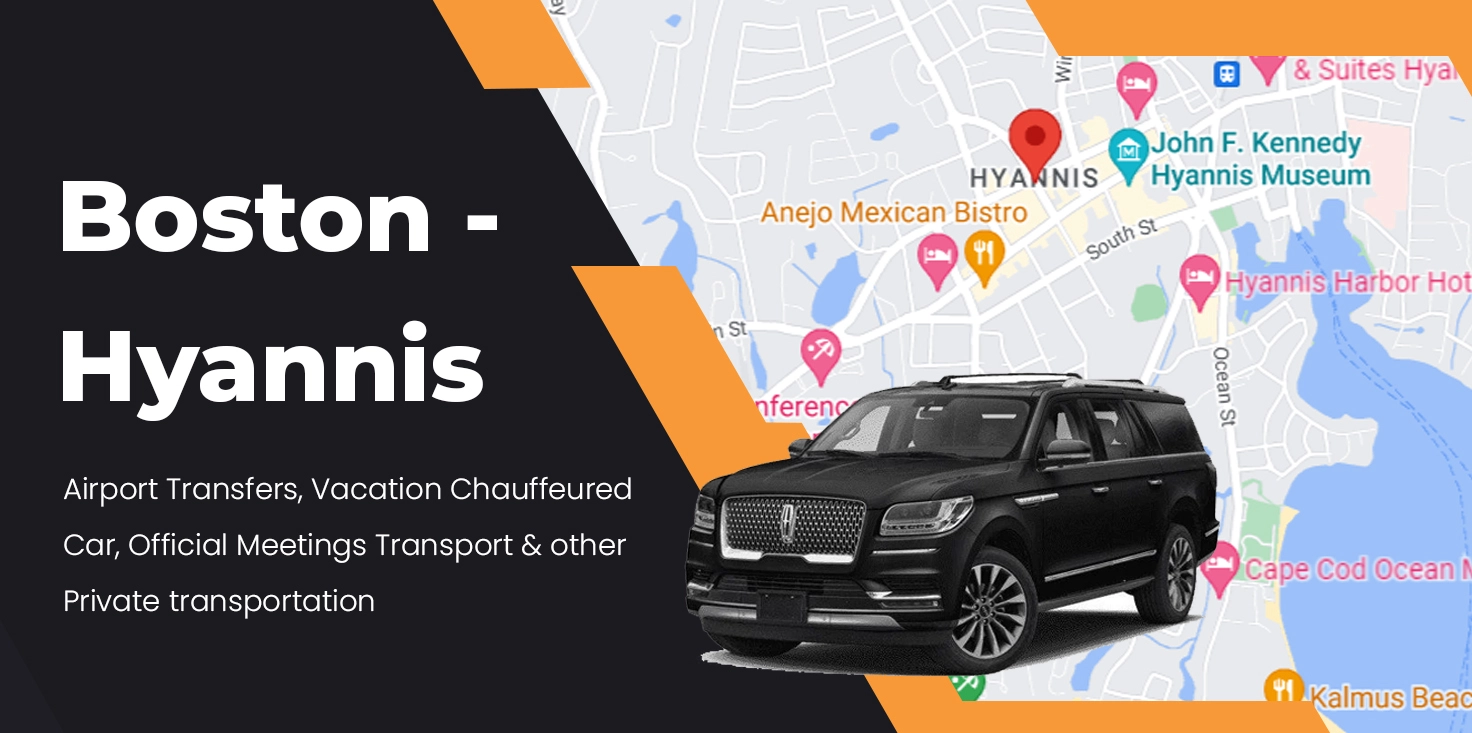 Taxi car service from Boston to Hyannis, MA